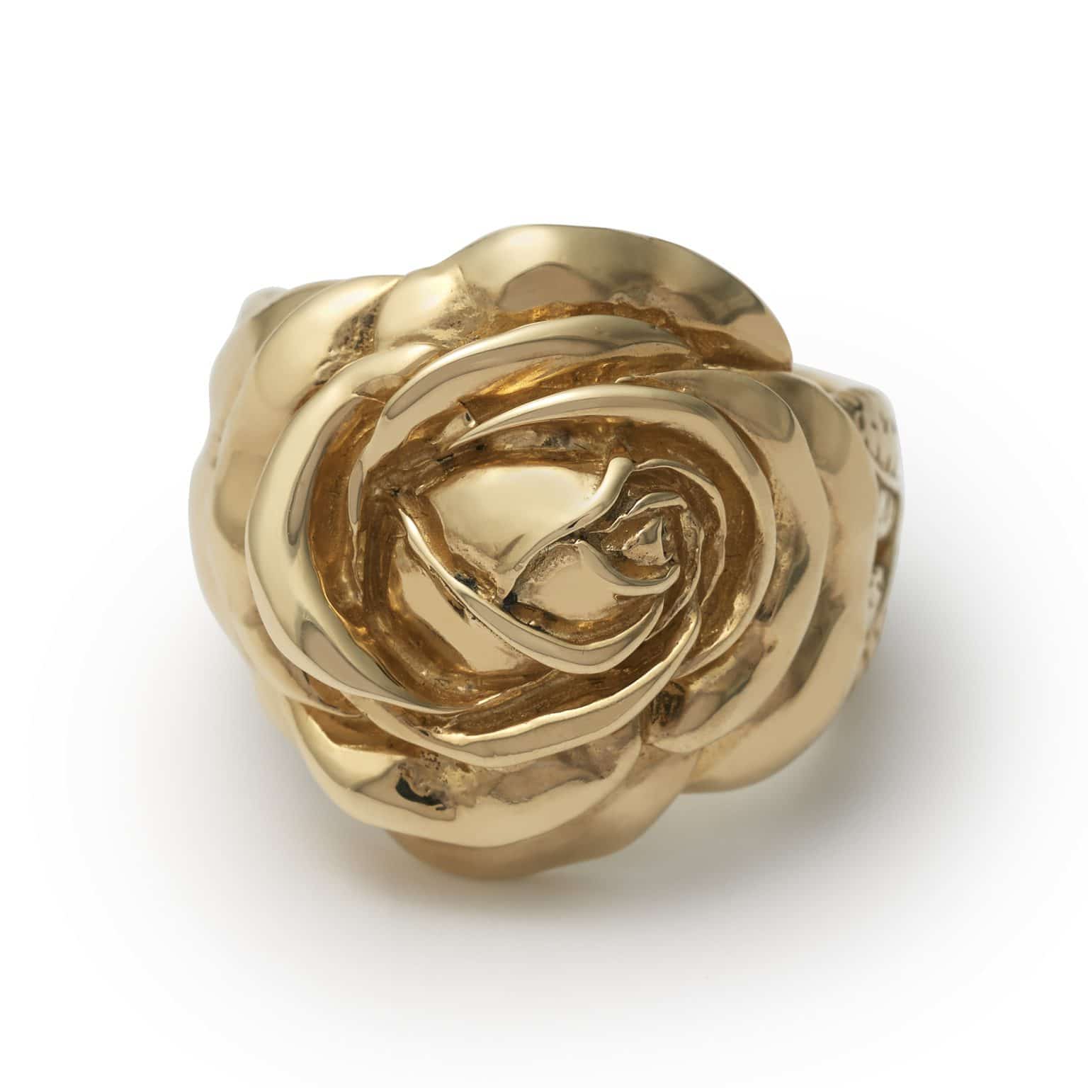 Solid 9ct Gold Rose Ring - The Great Frog London - USA