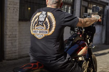 Official Harley Davidson x TGF 'GUARDIAN ANGEL' t-shirt - The Great Frog